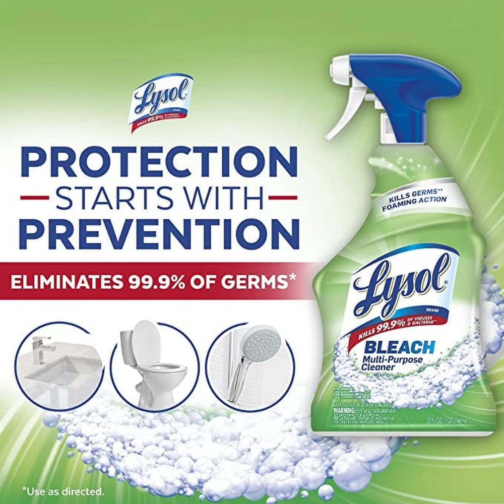 Lysol Bleach Multi Purpose Cleaner Kills Germs 946ml