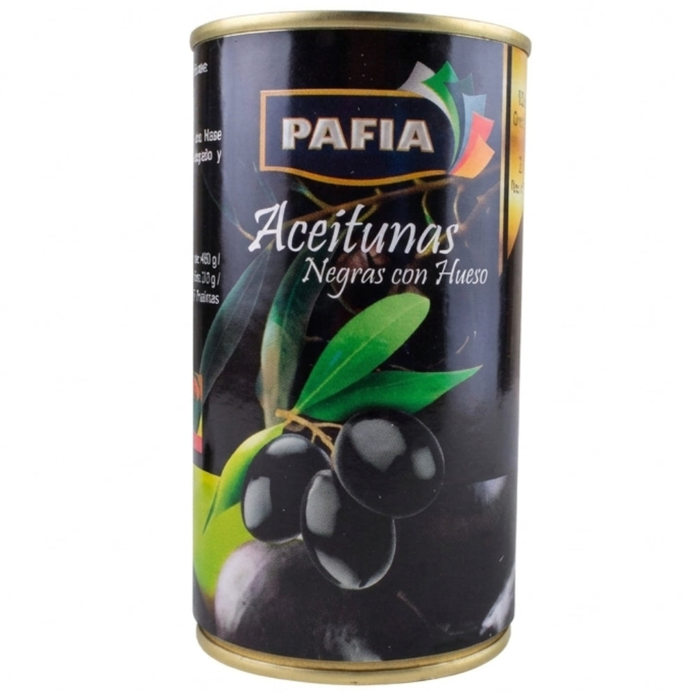 Aceitunas Negras con Hueso Pafia 200g