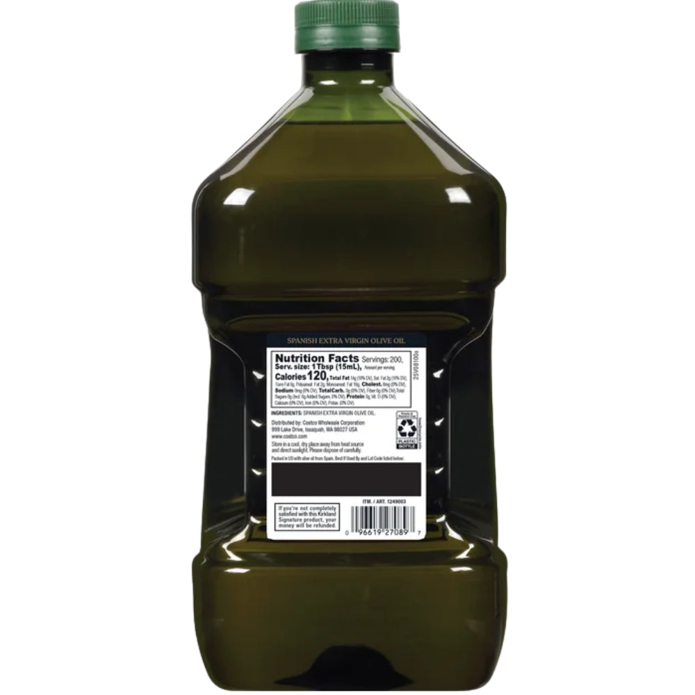 Aceite de Oliva Kirkland 100% Spanish Extra Virgin 3Lt