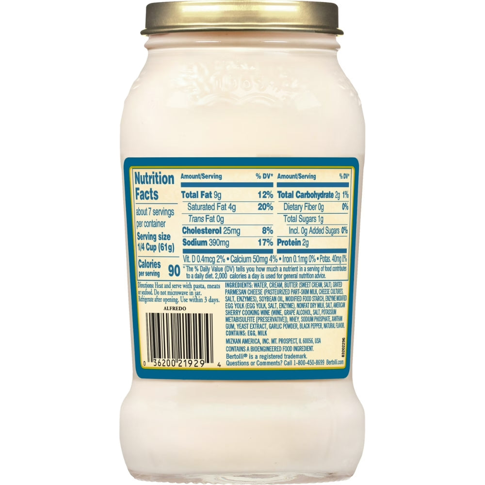 Salsa Alfredo Bertolli 425g