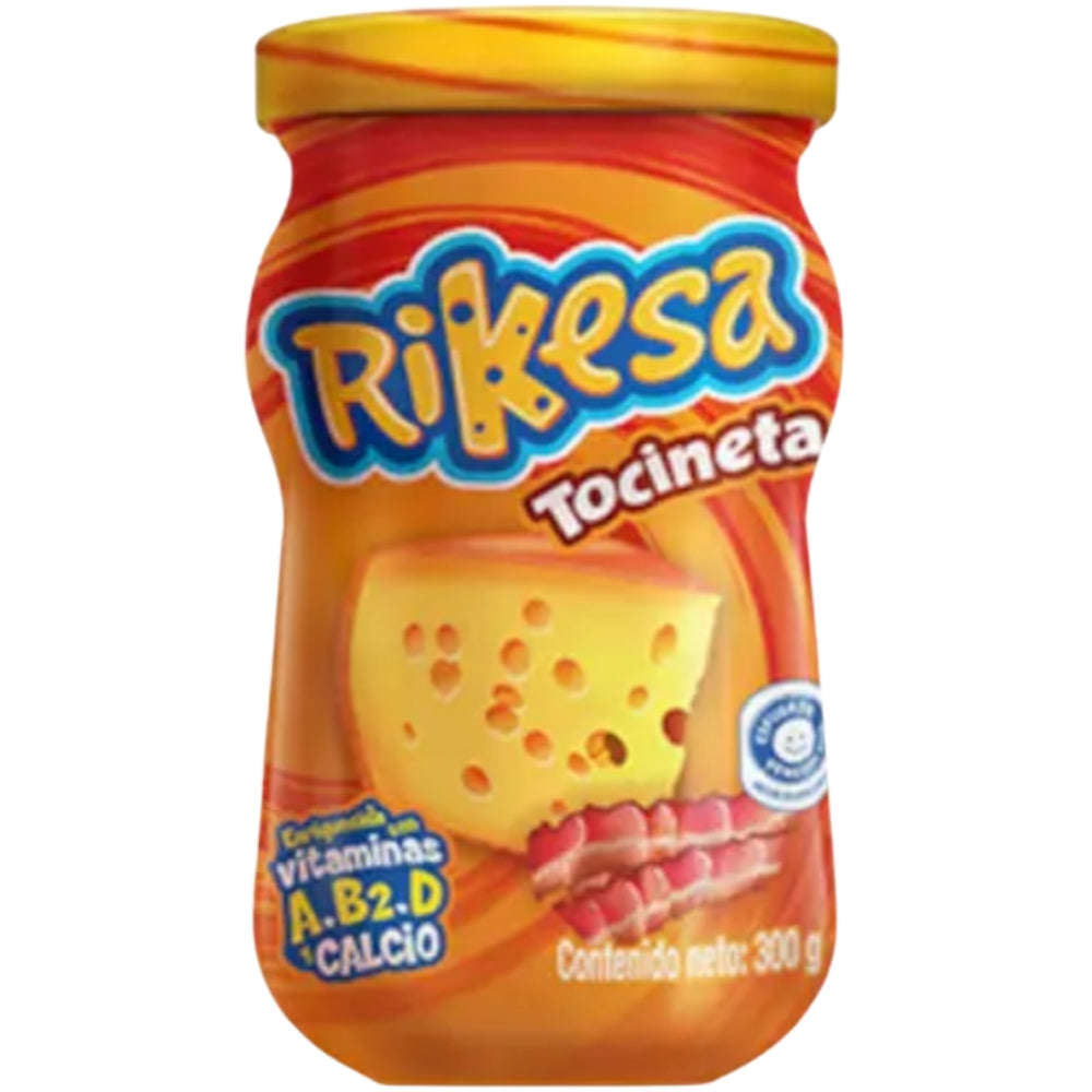 Queso Untable Rikesa Tocineta 300gr Nacional