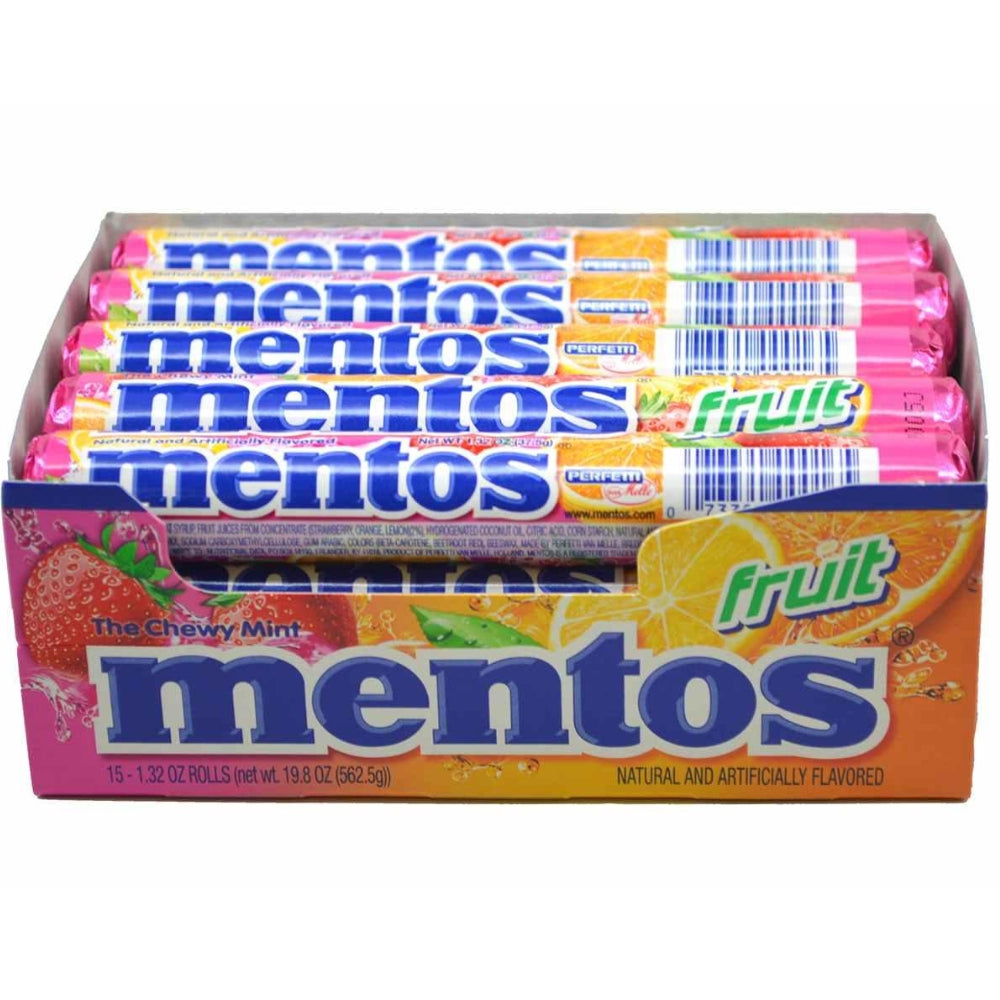 Mentos  Fruit Caja de 12 Und 354g