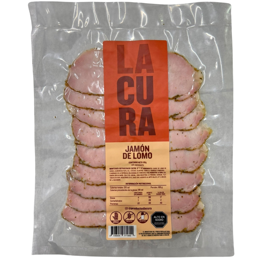 Jamon de Lomo Cocido La Cura 100gr