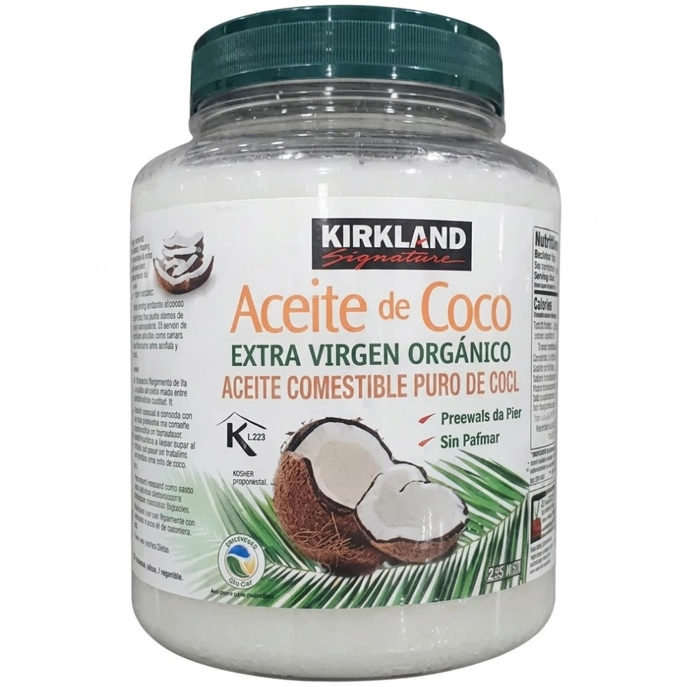Aceite de Coco Kirkland Organic Virgin 2.48lt