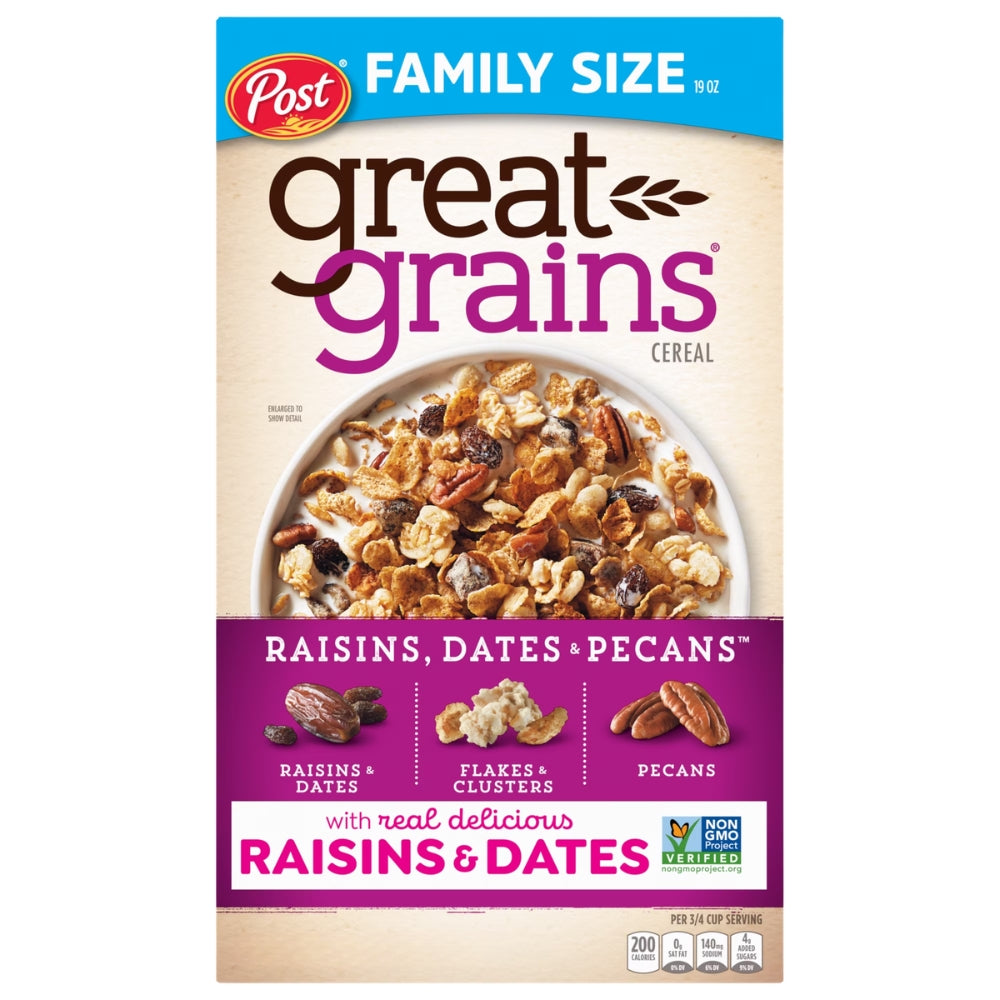 Cereal Post Great Grains Raisins Date & Pecans 453gr