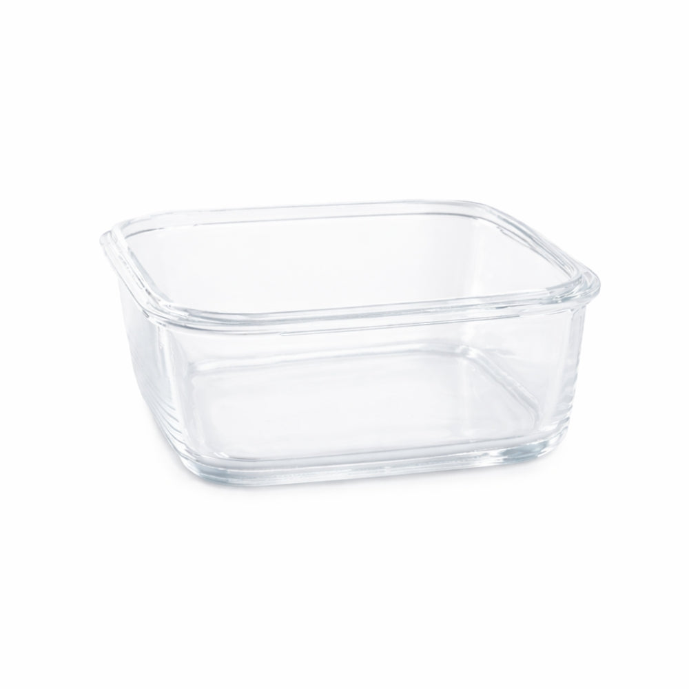 Alfa Hogar Conservador Hermético De Vidrio Cuadrado Con Tapa Plastica 900ml