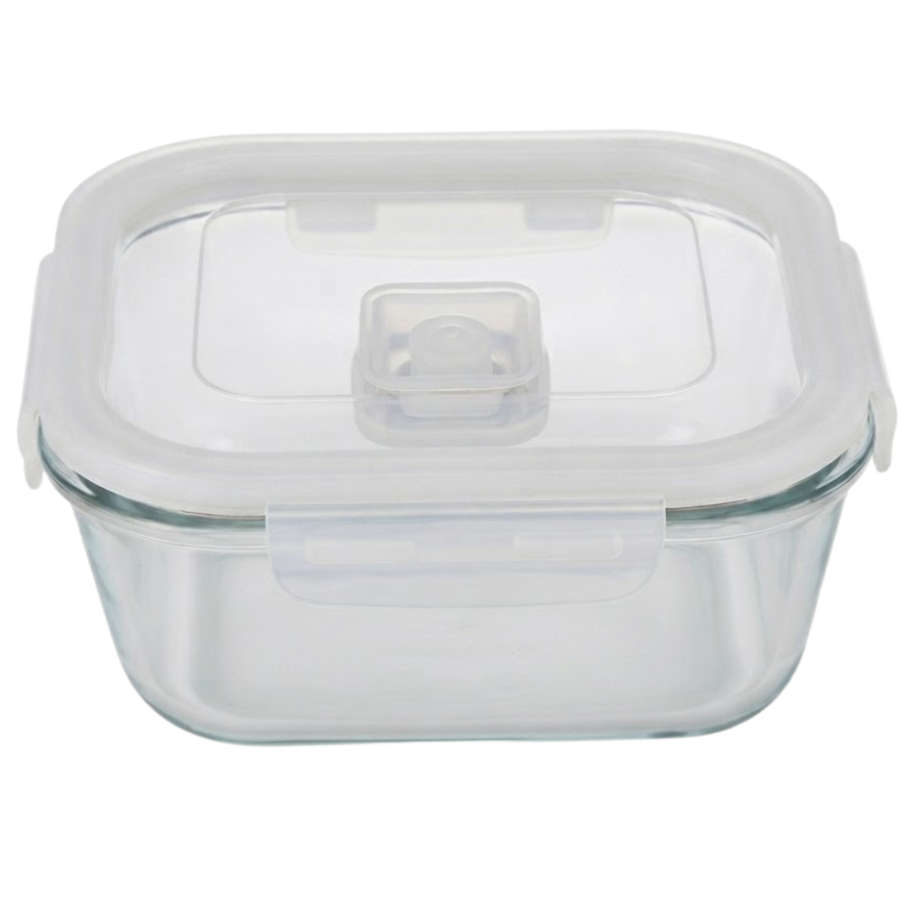 Alfa Hogar Conservador Hermético De Vidrio Con Tapa Plastica 1200ml