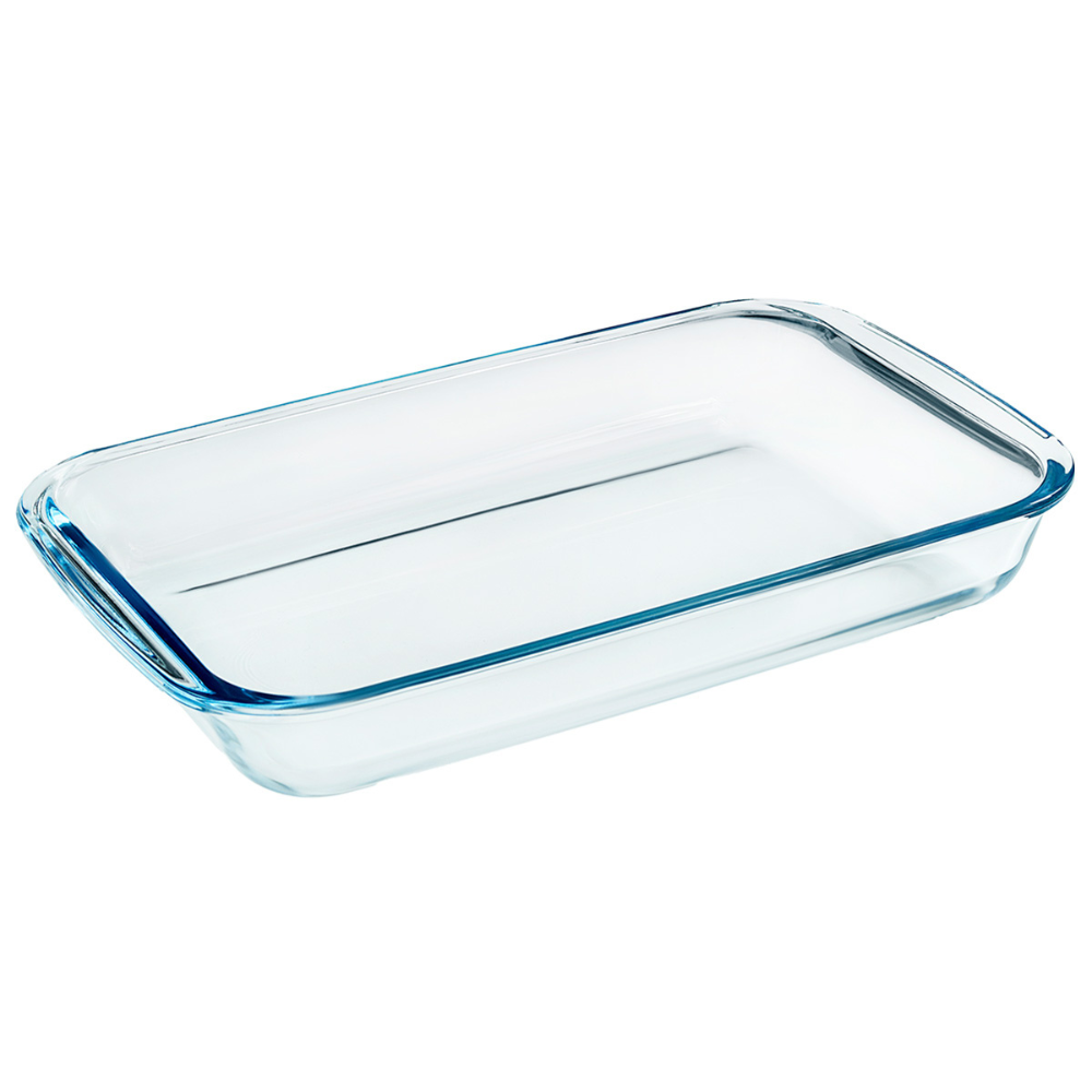 Alfa Hogar Refractario De Vidrio Borosilicato Rectangular 3Lt