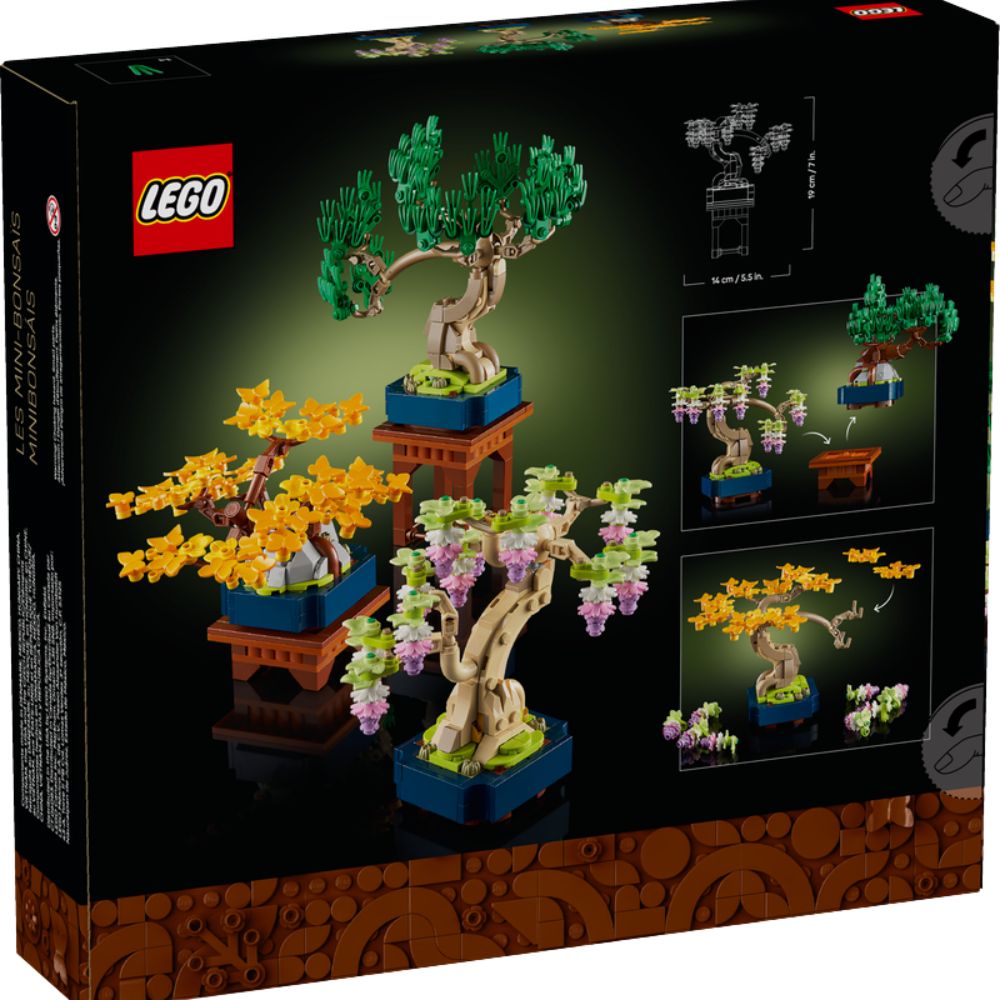 Lego Botanicals Mini Bonsai Trees 709 Piezas