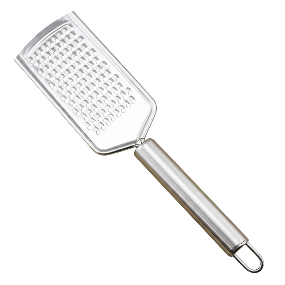 Alfa Hogar Meital Rallador Plano De Acero Inoxidable Deluxe 23.3cm