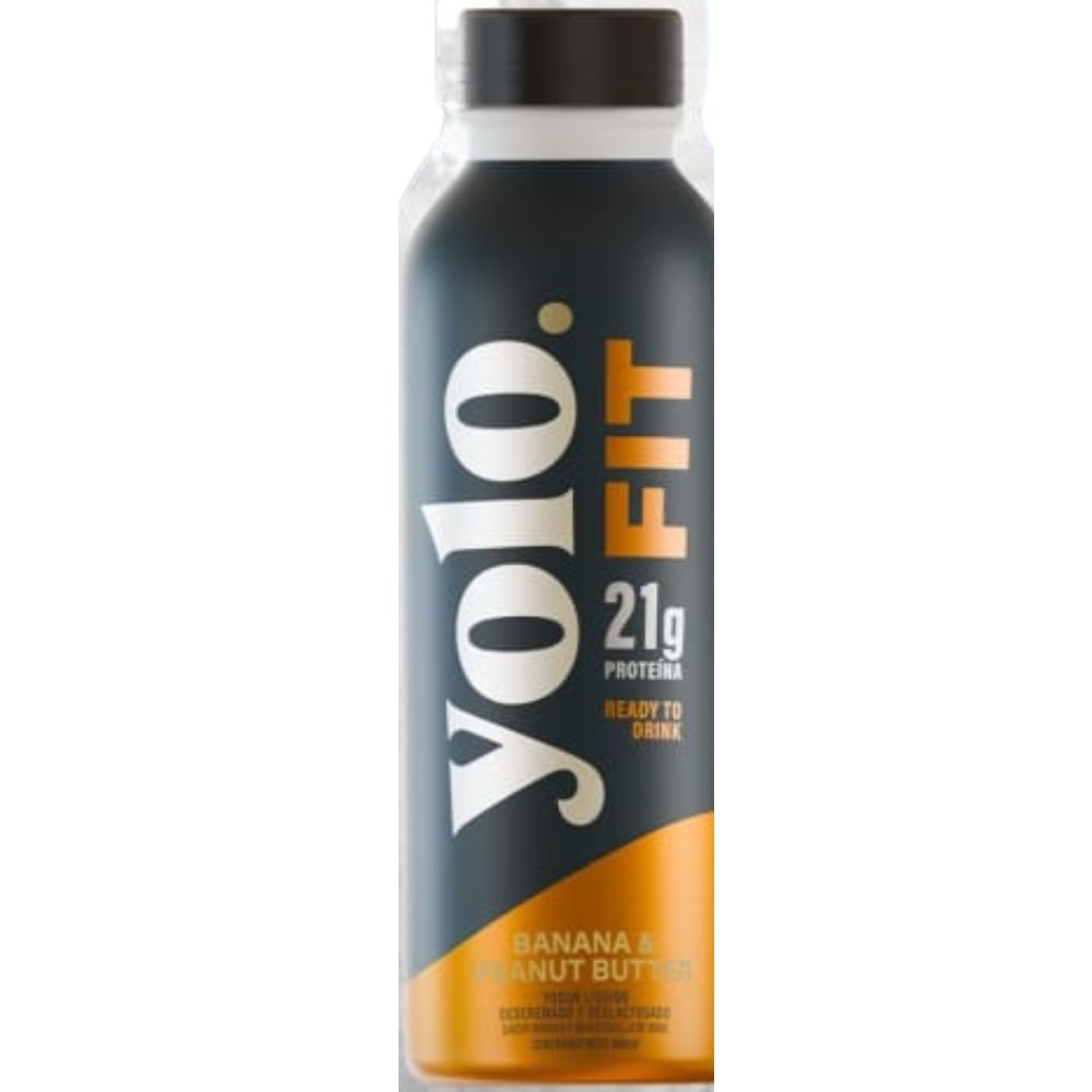 Yolo Fit Yogurt Griego Liquido Banana y Peanut Butter 300ml