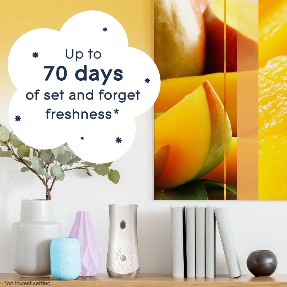 Glade Ambientador Mighty Mango 1 Spray + 3 Repuestos
