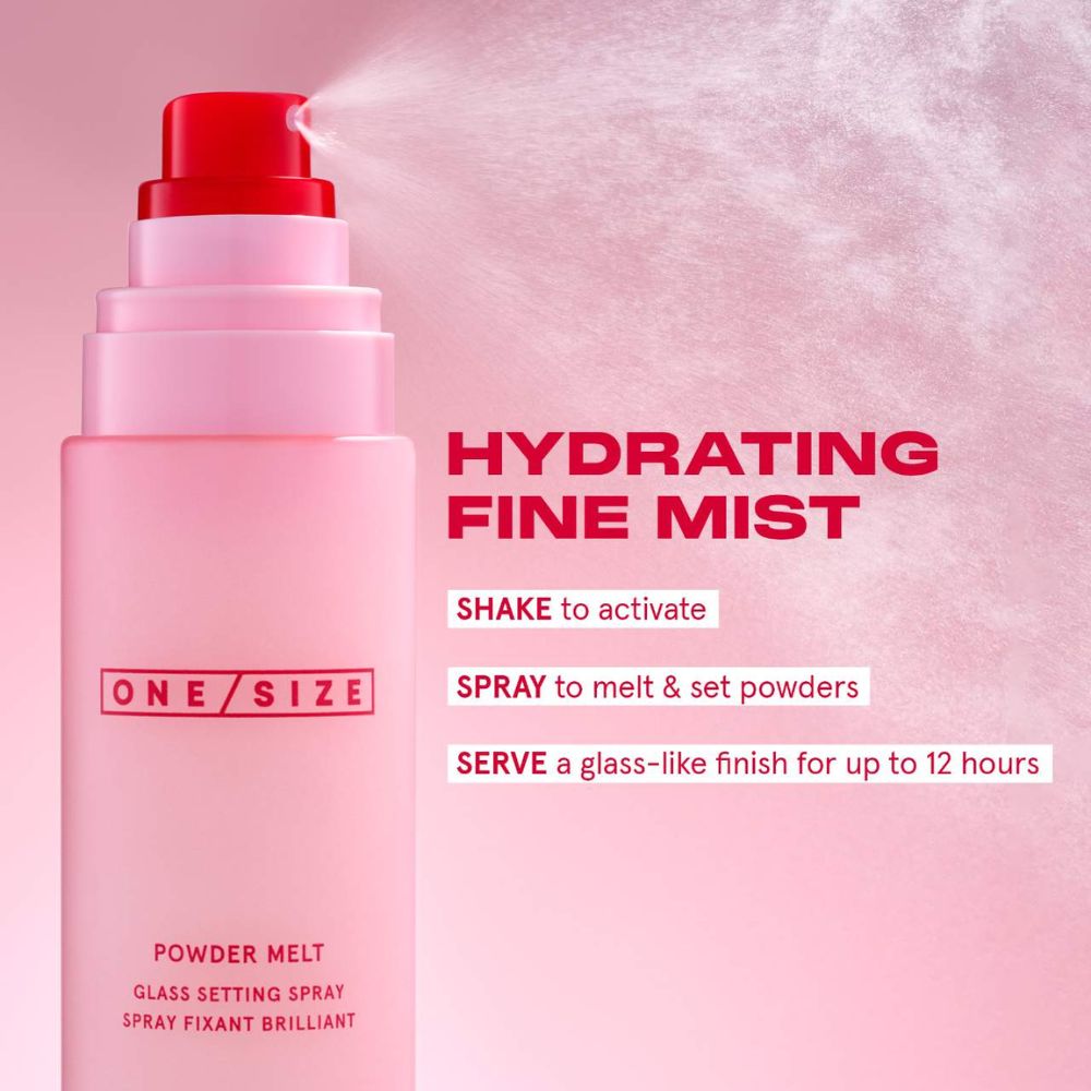 One Size Powder Melt Glass Setting Spray 100ml