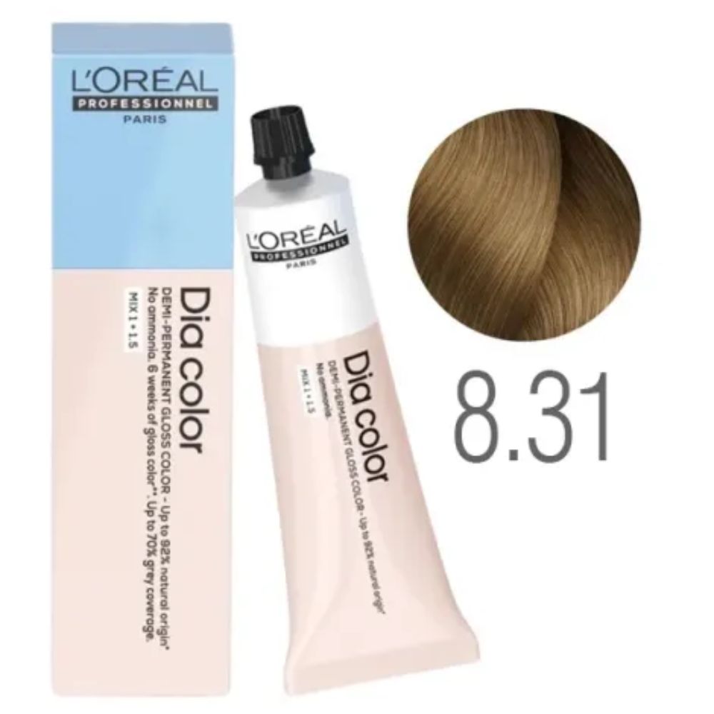 Tinte Para El Cabello L'Oreal Dia Color N. 8.31 Sin Amoniaco 60ml