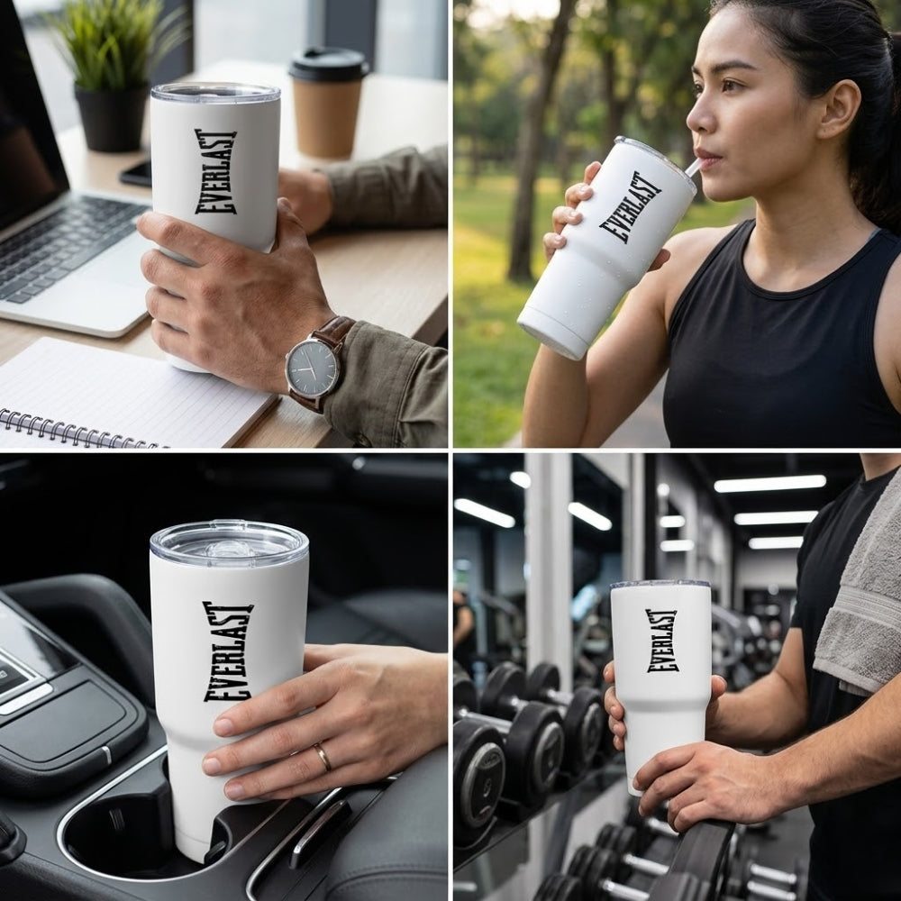 Everlast Vaso Termico Tumbler Hydro Color White 900ml