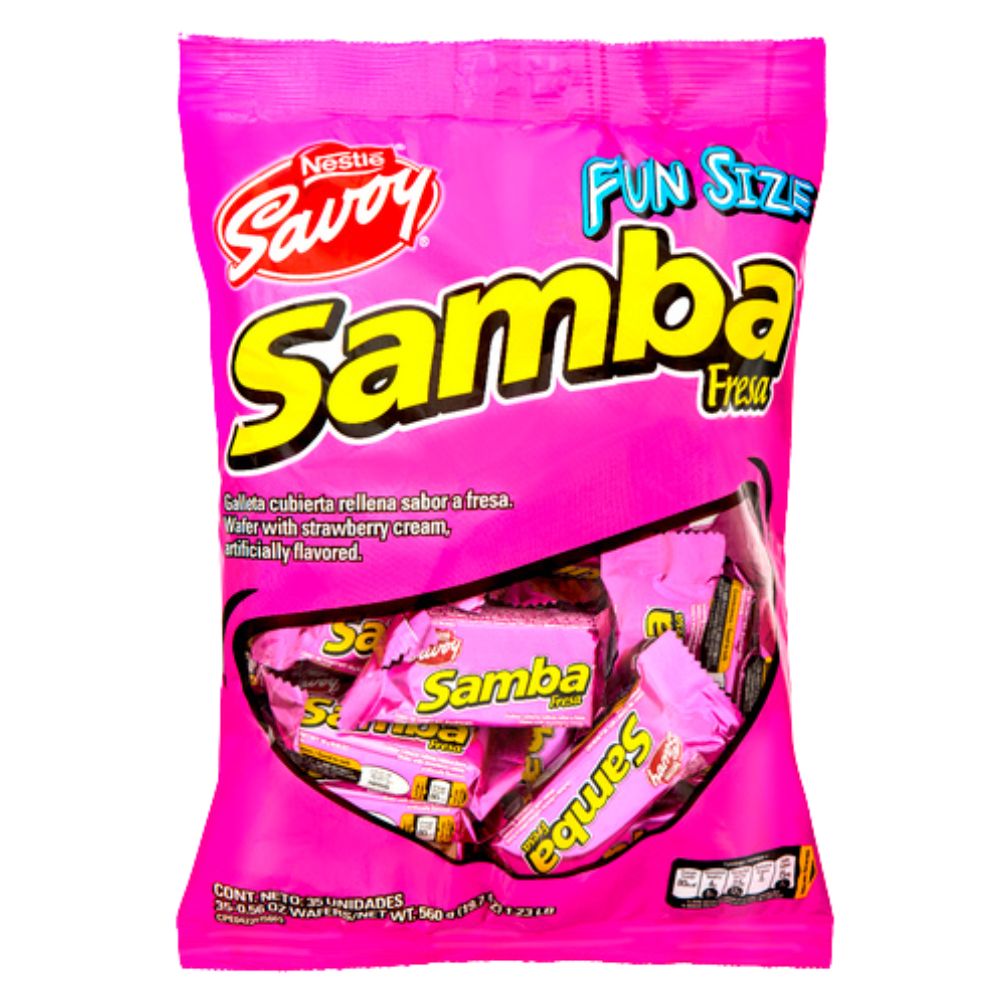 Samba fresa Fun Size 35 Und 16 gr c/u