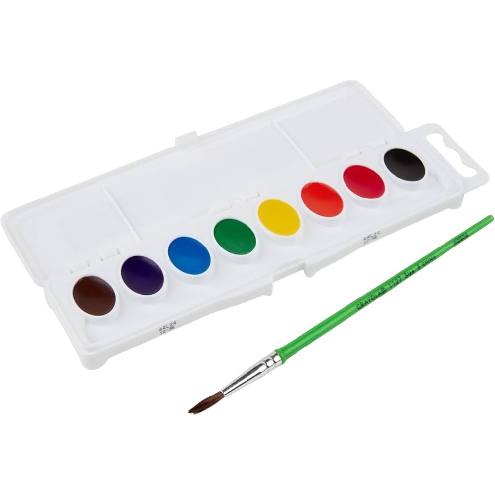 Crayola Acuarelas Lavables 8 Und