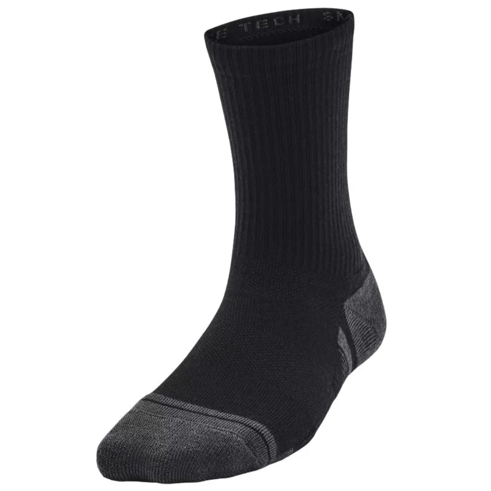 Under Armour Medias Deportivas Para Niños  3 Pack Color Negro