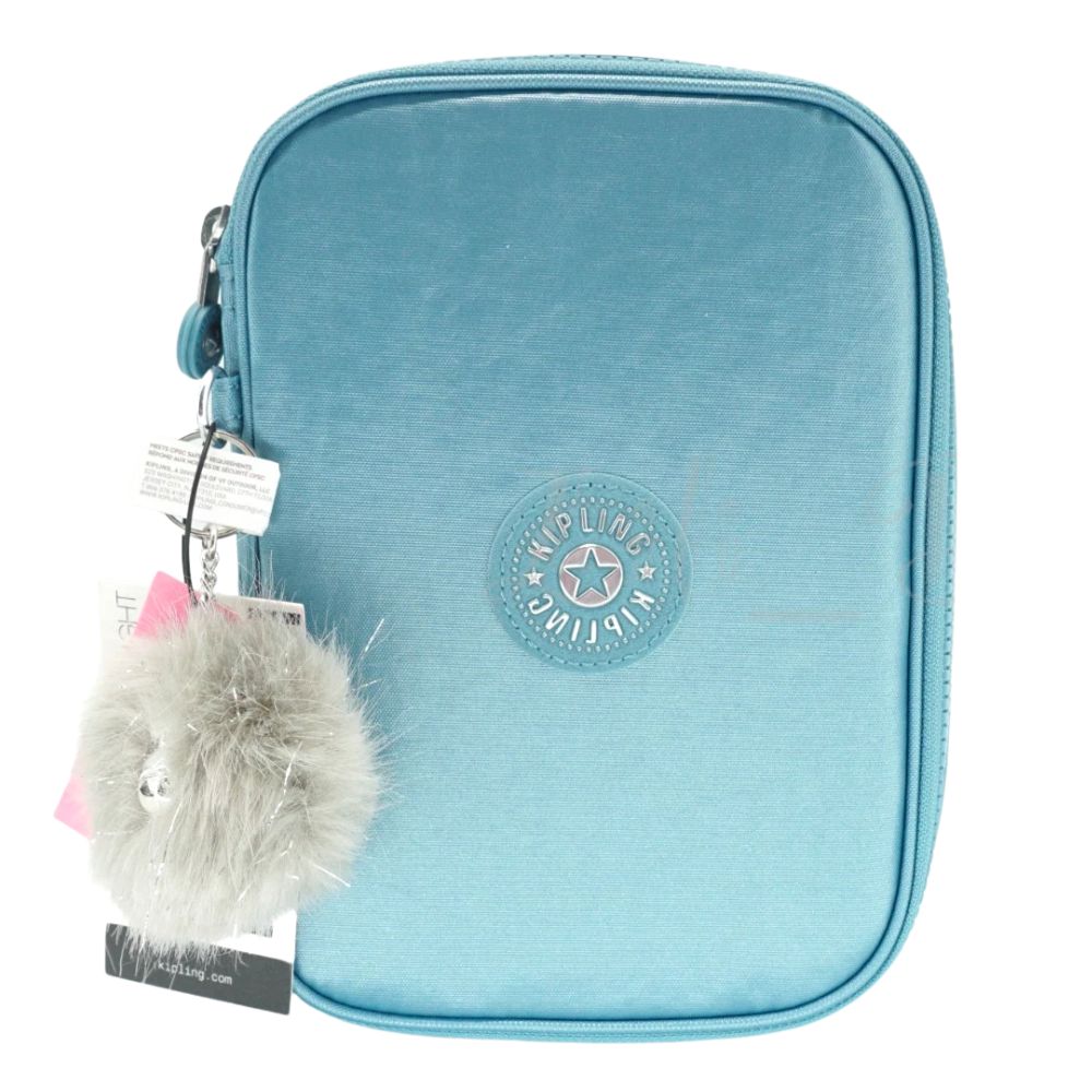 Kipling Cartuchera 100 Pens Aqua Tides Metallic