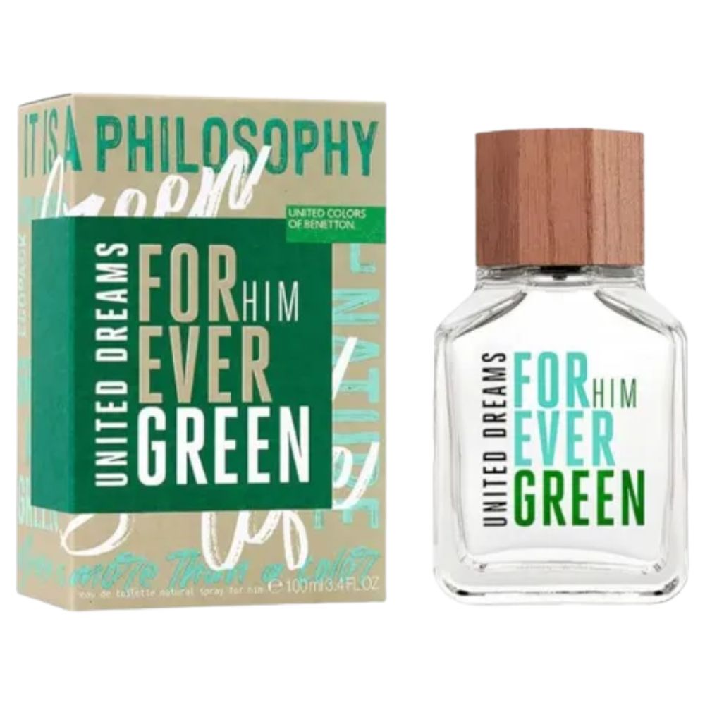 Benetton United United Dreams For Ever Green for Him Eau de Toilette 80ml