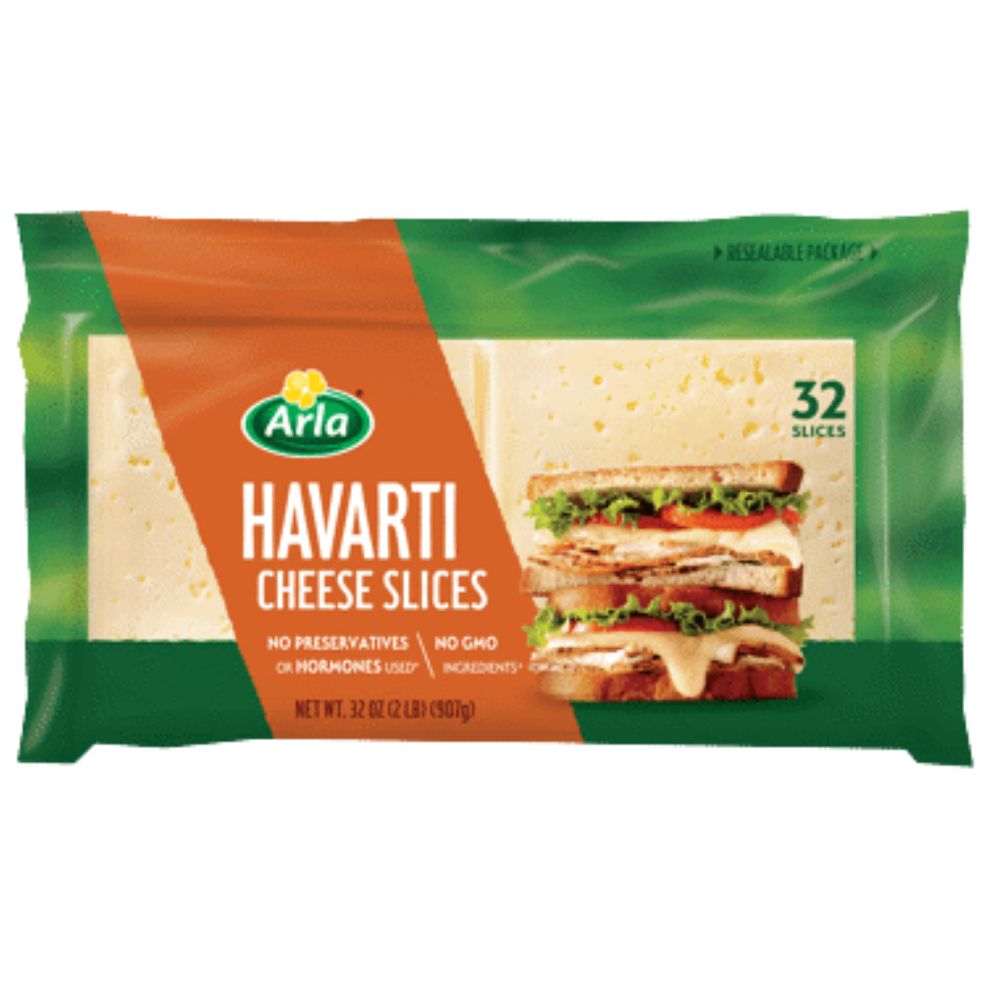 Queso Arla Havarti Cheese 907 gr 32 Slices