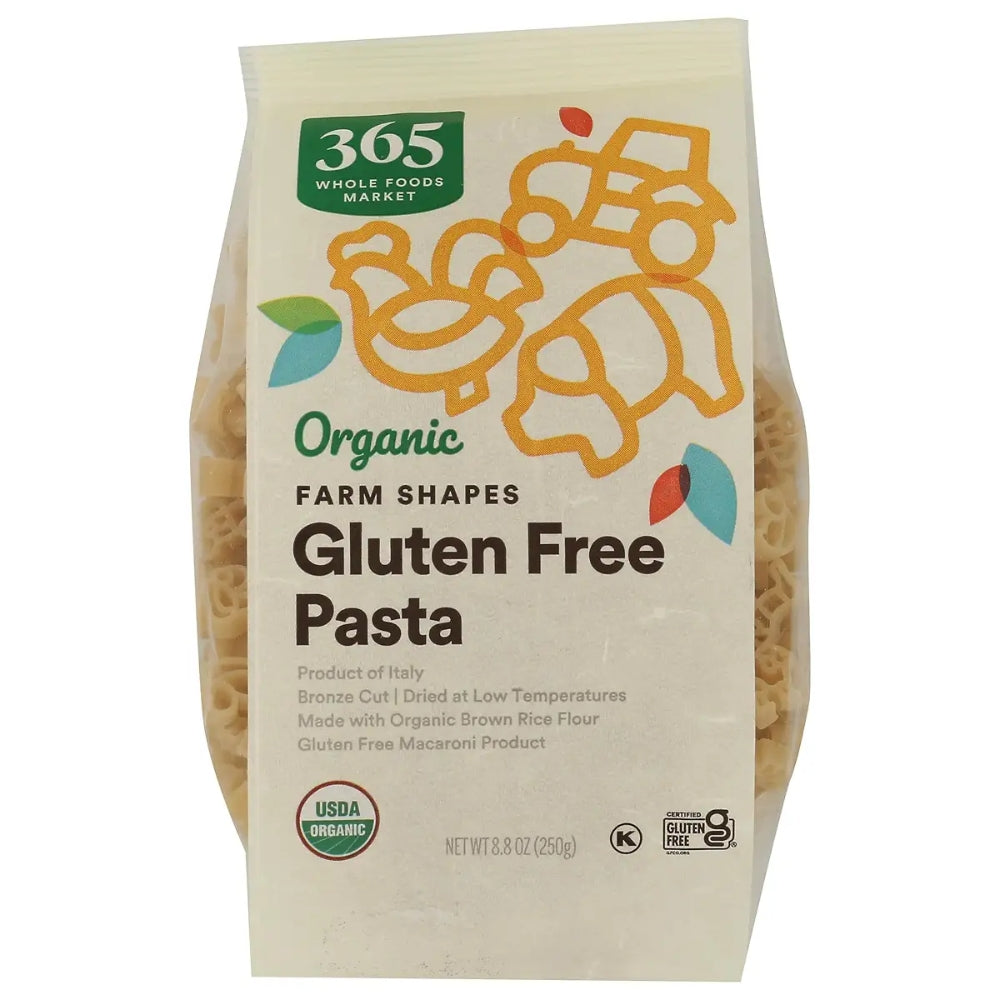 365 Whole Foods Market Organic Farm Shapes Gluetn Free Pasta 250g