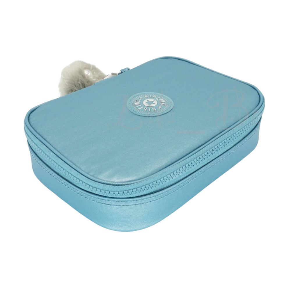 Kipling Cartuchera 100 Pens Aqua Tides Metallic