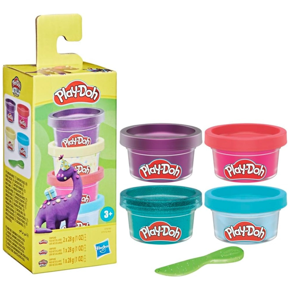 Play-Doh Mini Paquetes De Colores Dino 4Und