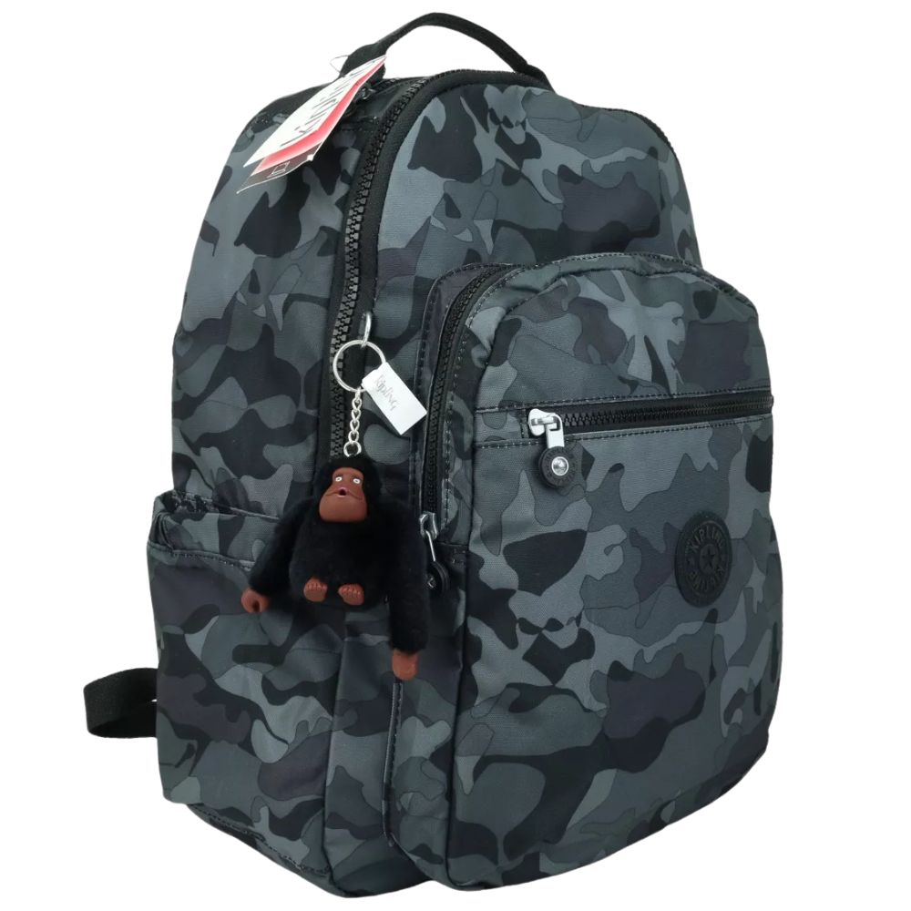 Kipling Bulto Camo Fog Seoul PRT Backpack