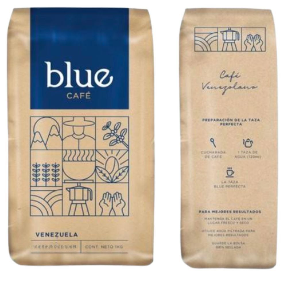 Blue Cafe Molido Indigo 500gr