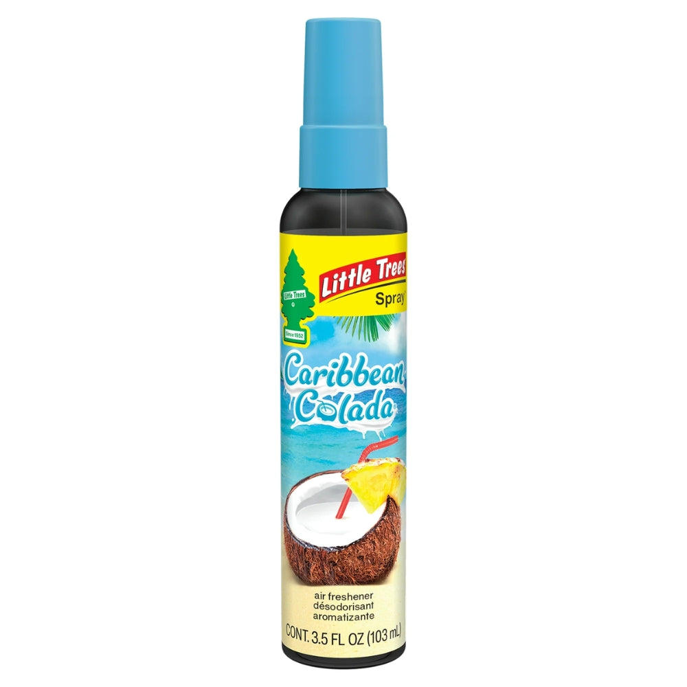 Aromatizante Little Trees Sprays Caribbean Colada 3.5 Oz