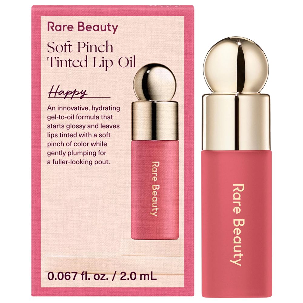 Rare Beauty Mini Soft Pinch Tinted Lip Oil Happy 2.0ml