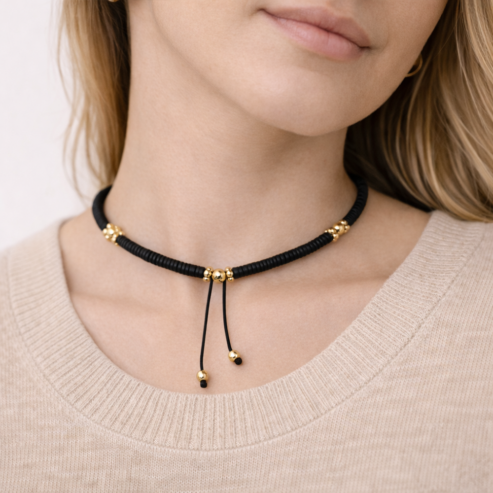 H&Co Collar De Pukas Black