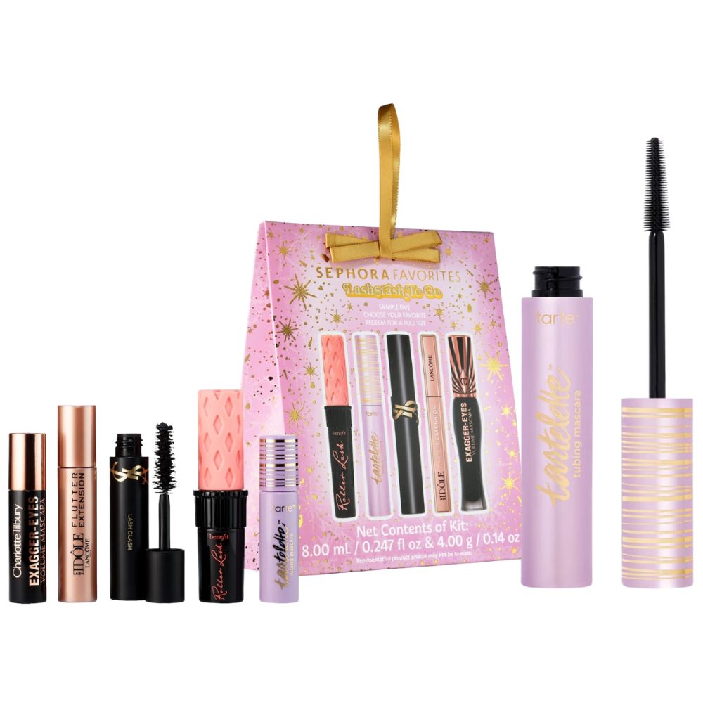Tarte Mascara Tartelette Tubing Full Size + Set Sephora Favorites Lashstash To Go Makeup Value Set 5 Mini Lashed