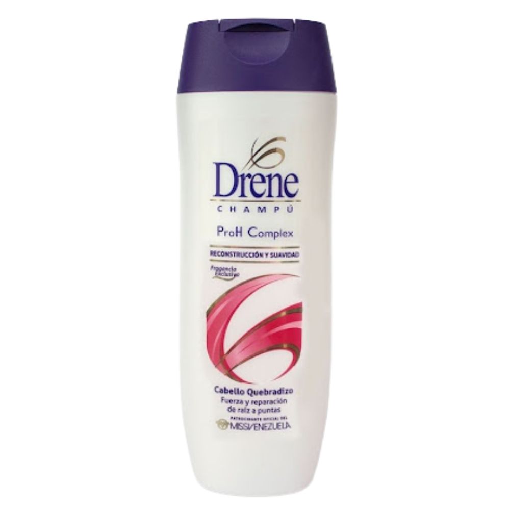 Drene Champu ProH Complex Reconstruccion y Suavidad Cabello Quebradizo 370ml
