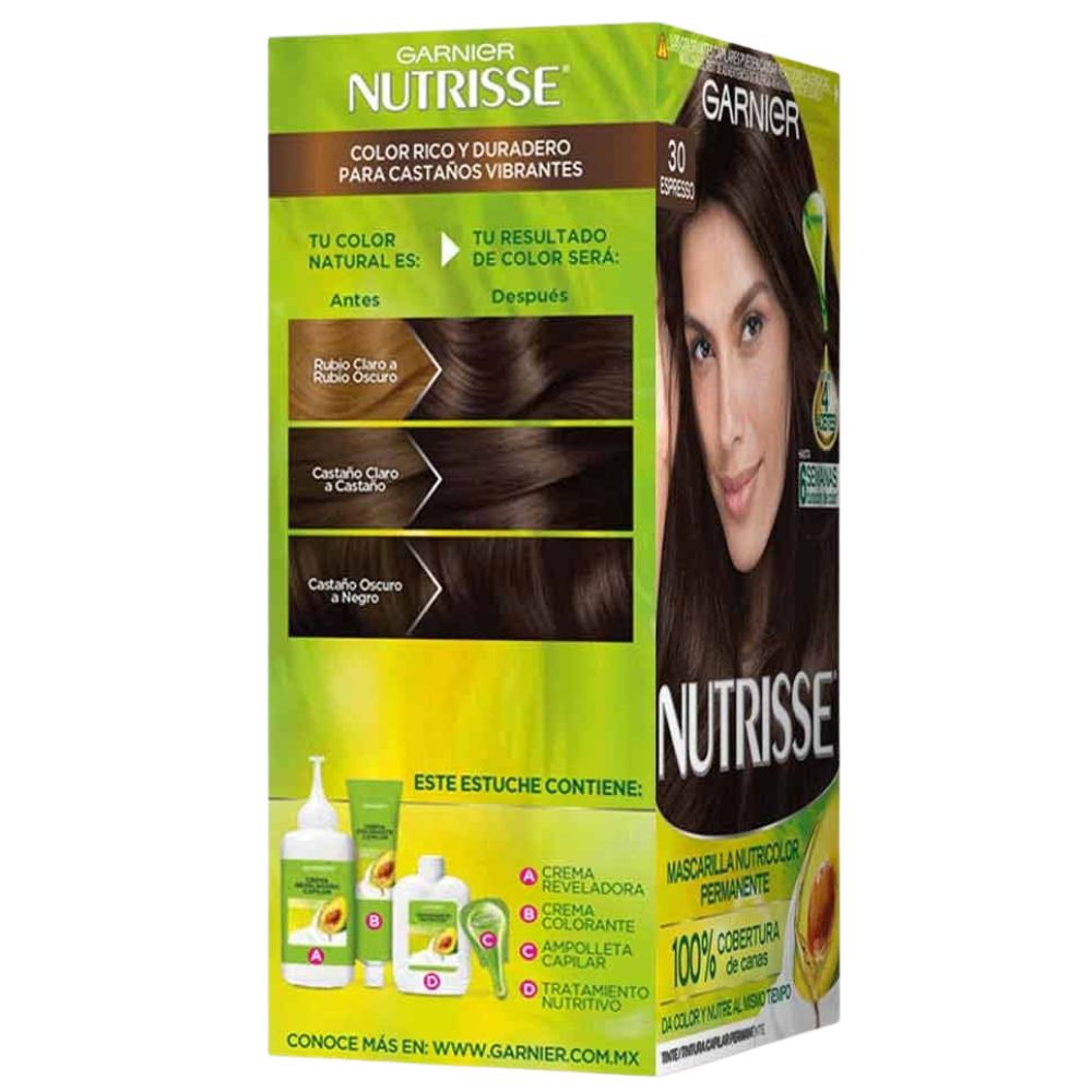Tinte Nutrisse 30 Espresso - Castaño Oscuro