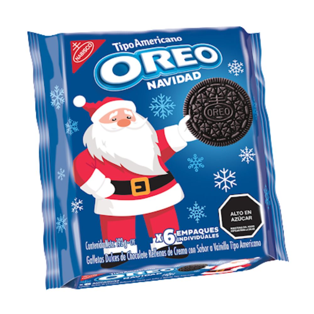 Oreo Galletas Navidad Americano 32gr x 6 Und