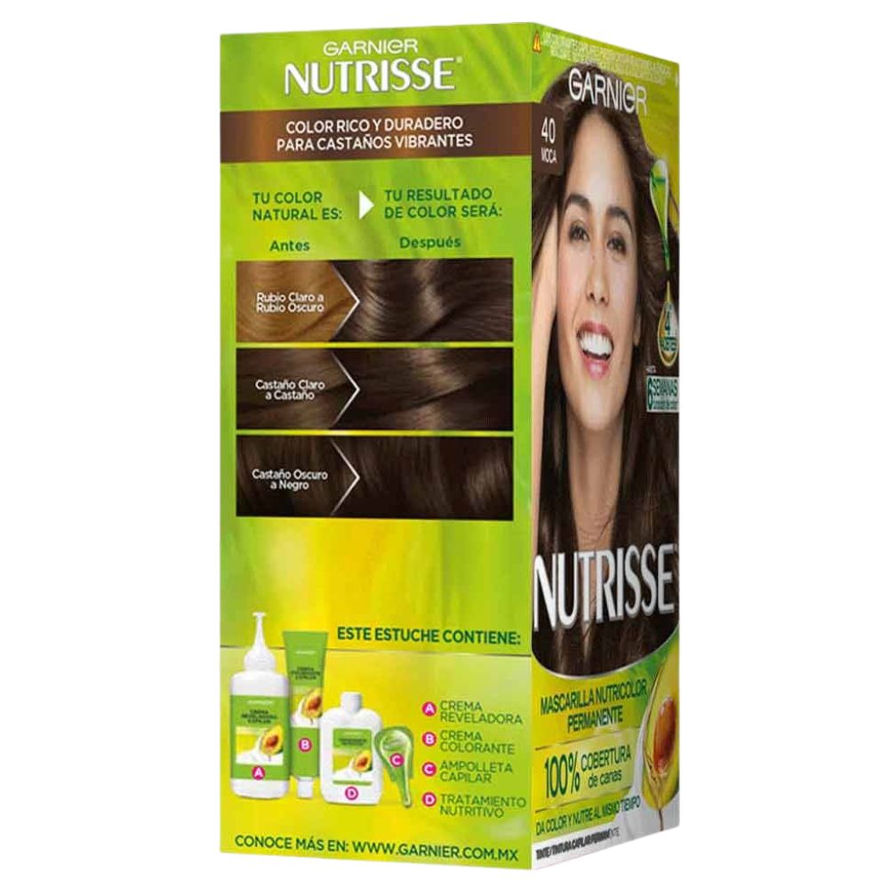 Tinte Nutrisse 40 Moca - Castaño