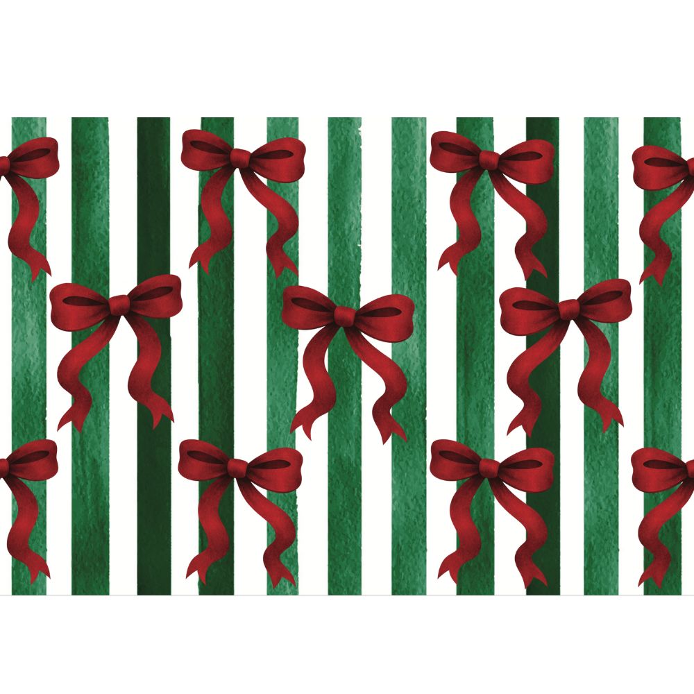 Block de 52 Individuales Marianella Morrison de Papel Dividu Merry Xmast 2025