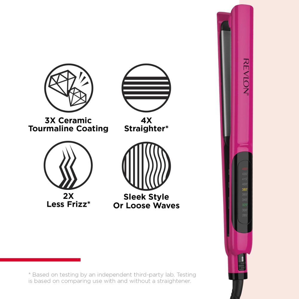 Revlon Smooth Brilliance 1" Flat Iron XL Plates
