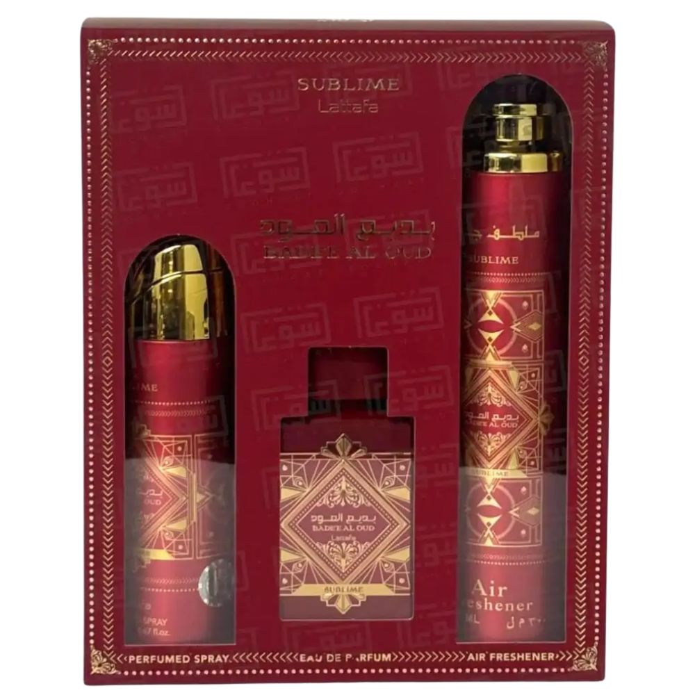 Lattafa Sublime Set 3 Piezas Eau De Parfum Unisex