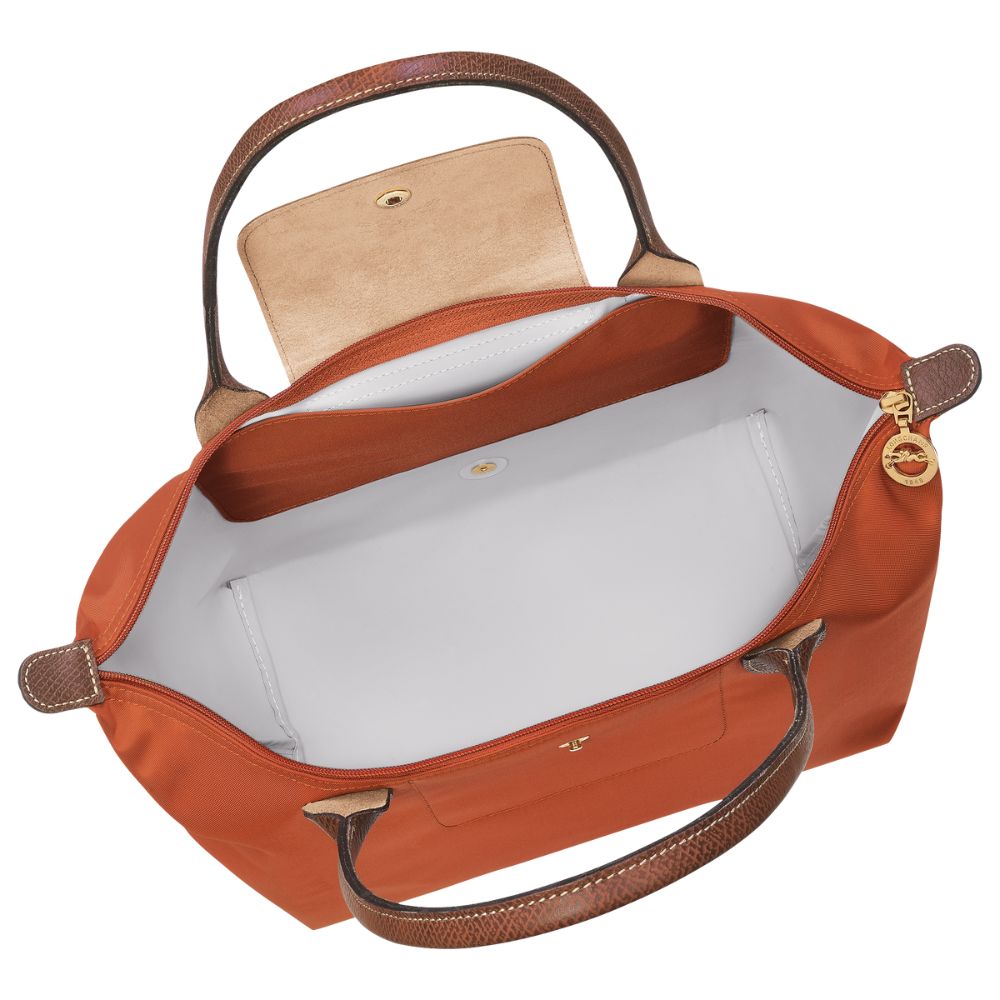 Longchamp Cartera Le Pliage Shoulder Bag Medium Color Brick