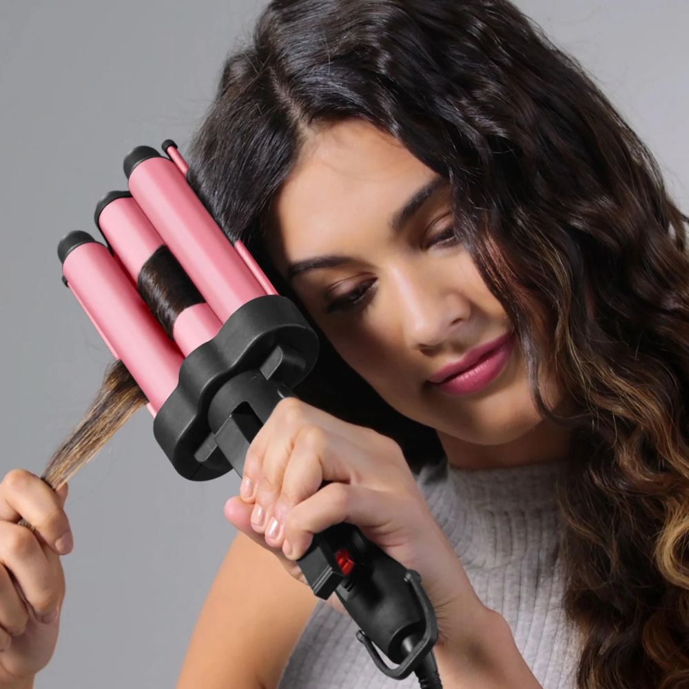 Revlon Rizador de Pelo Jumbo Wave Master de 3 Barriles