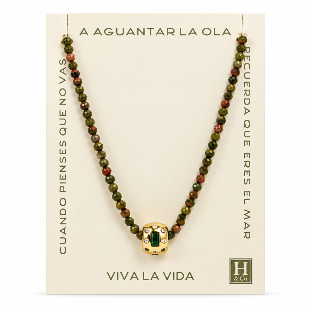 H&Co Collar Para Damas Kairos Jasper