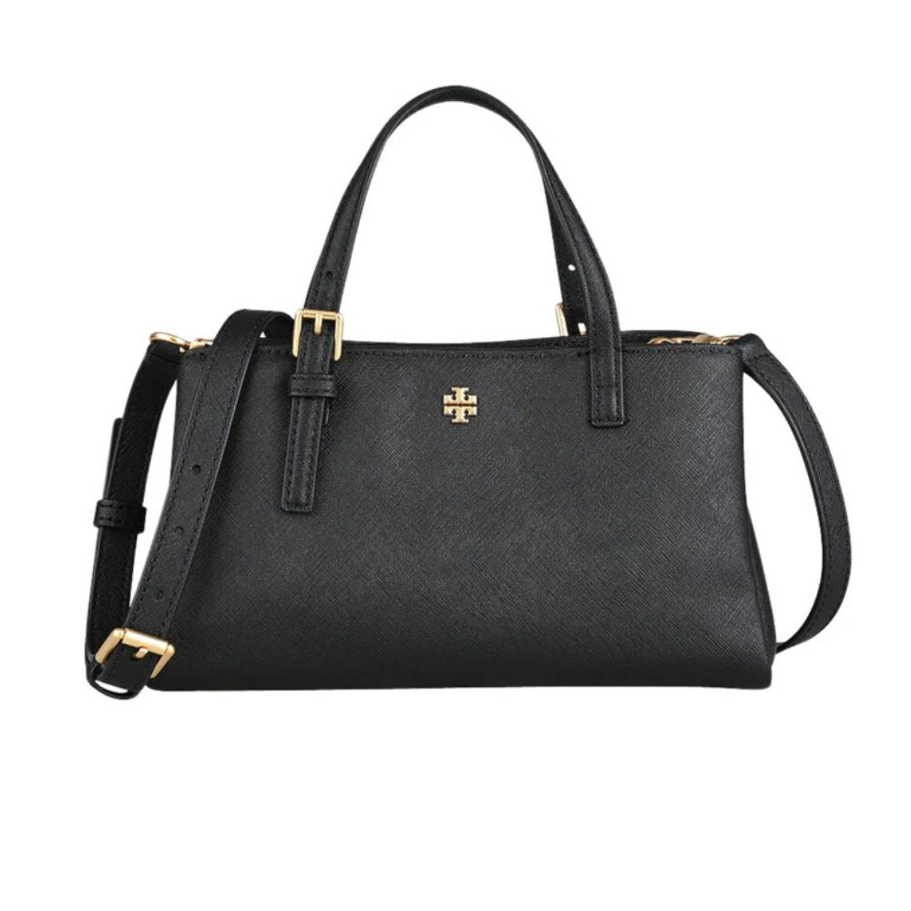 Tory Burch Emerson Cartera Mini Tote Bag In Black