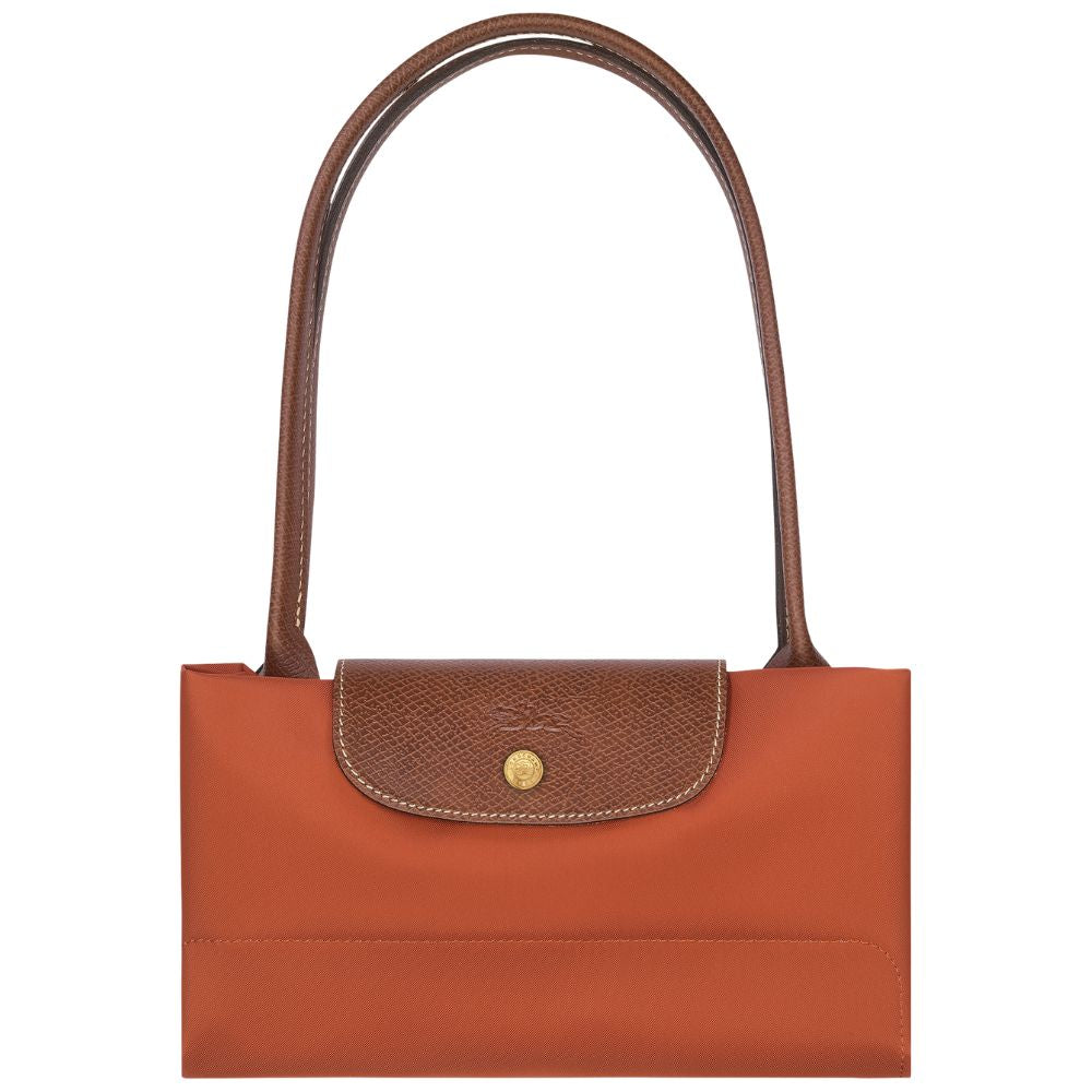 Longchamp Cartera Le Pliage Shoulder Bag Medium Color Brick