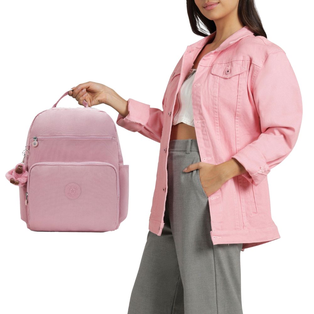 Kipling Pañalera Soft Blush Baby