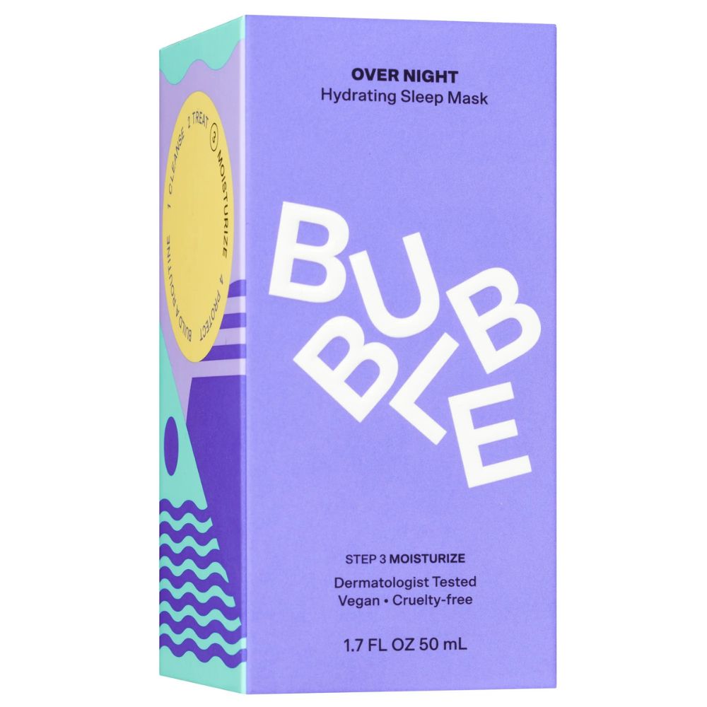 Bubble Over Night Hydrating Sleep Mask Step 3 Moisturize 50ml