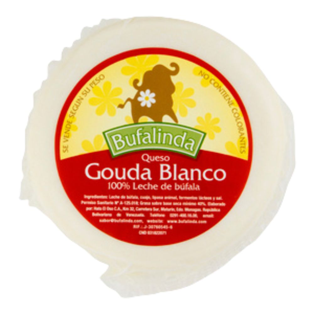 Bufalinda Queso Gouda Blanco 500gr