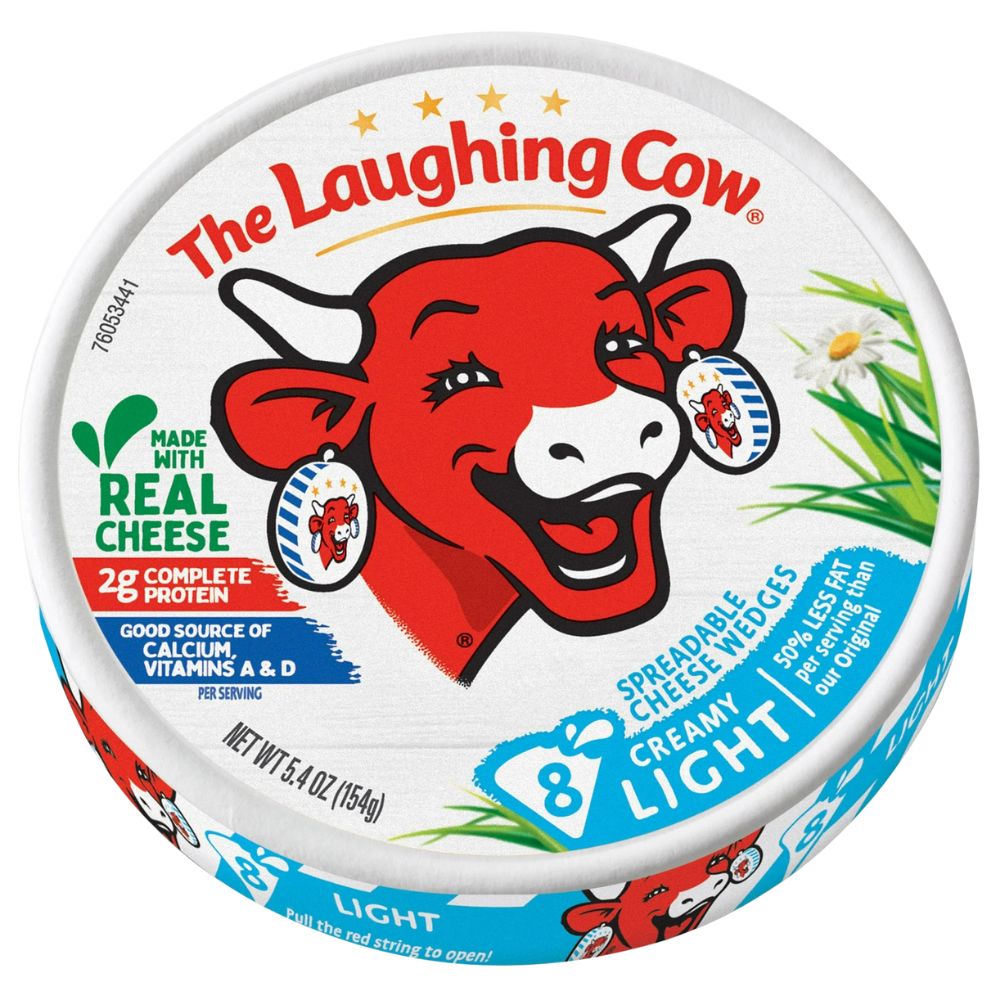 Triangulos de Queso The Laughing Cow Creamy Light 154g